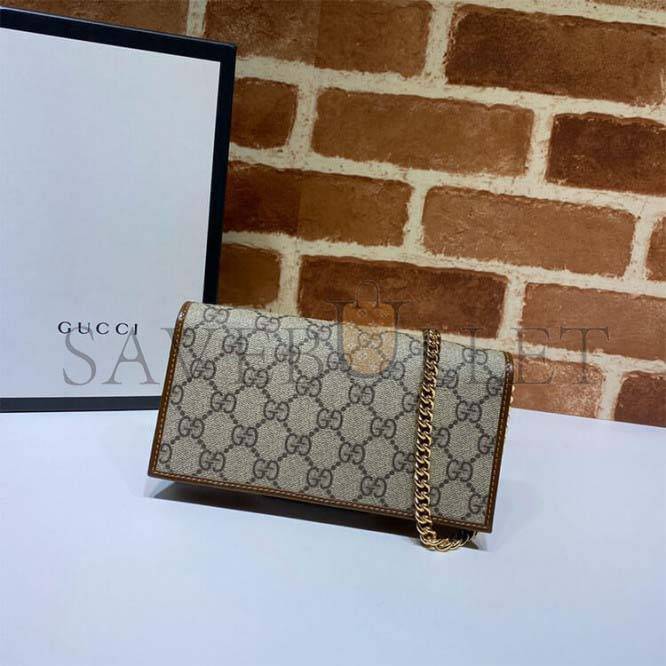 GUCCI HORSEBIT 1955 WALLET WITH CHAIN 621892 (21*19*2.5cm) GUCCI HORSEBIT 1955 WALLET WITH CHAIN 621892 (21*19*2.5cm)